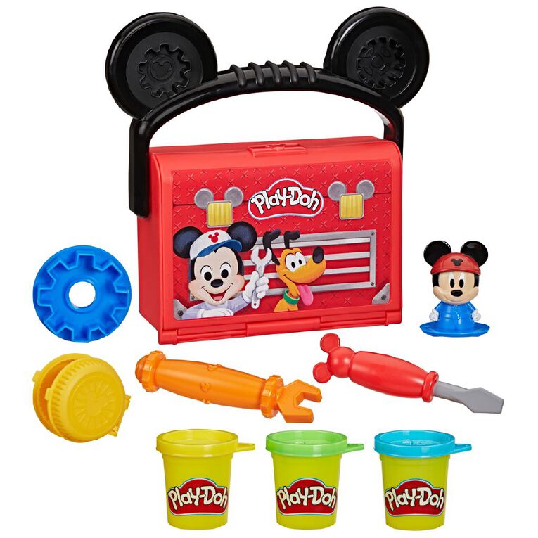 Play Doh Disney Jr - MICKEY On the Go Garage Playset