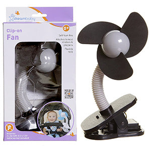 Dream Baby Clip On Fan Stoller Black Req 2 AA Batteries