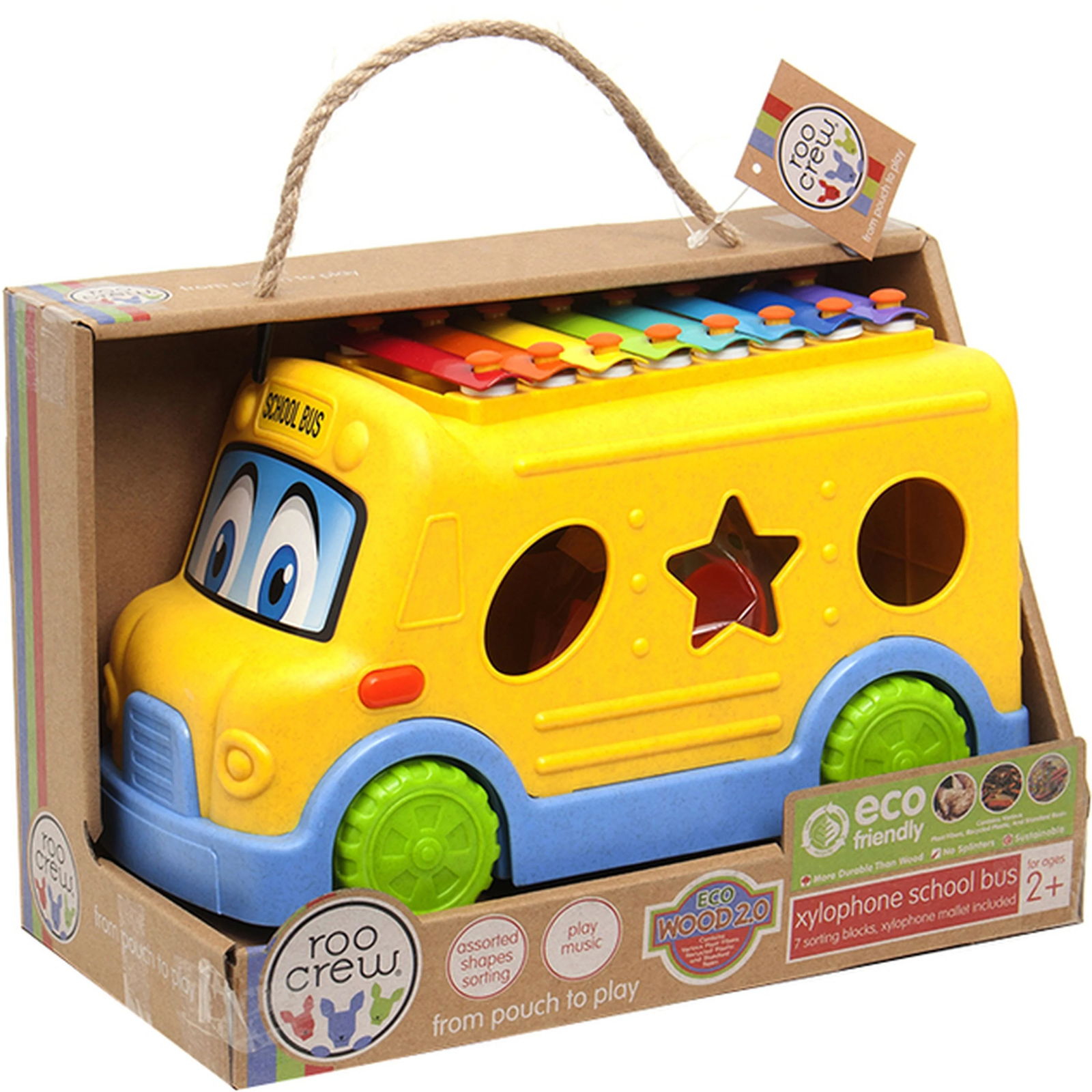 Roo Crew Shape & Sort Xylophone School Bus