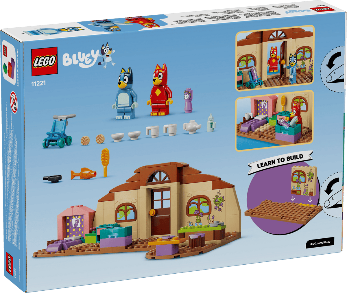 Lego 11221 School with Rusty and Bluey