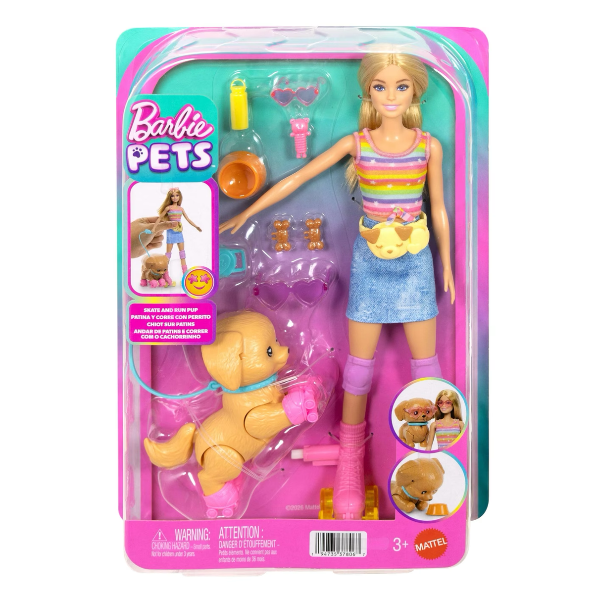 Barbie Pets Skate &amp; Run Pup