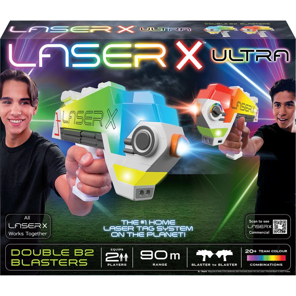 Laser X Ultra Double B2 Blaster req 6 x AAA batteries