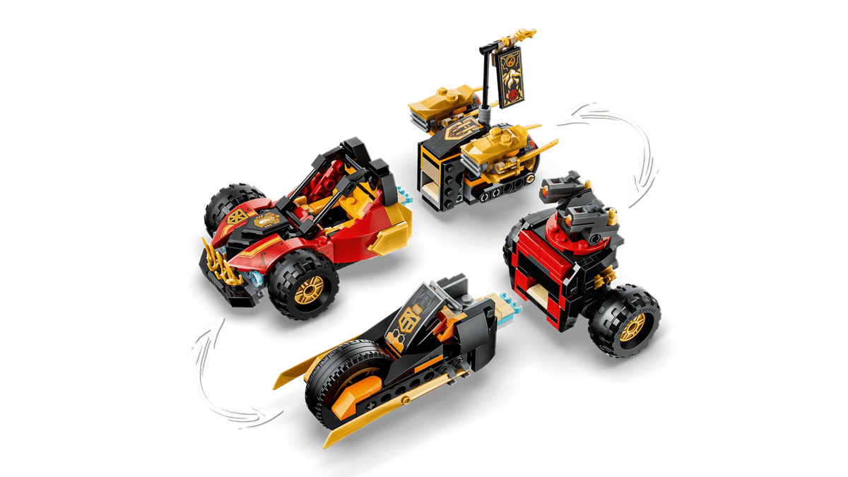 Lego 71864 Ninjago Kai and Cole's Combiner Vehicle Adventure