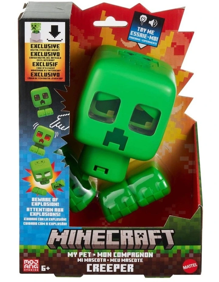 Minecraft My Pet Creeper Feature Figure