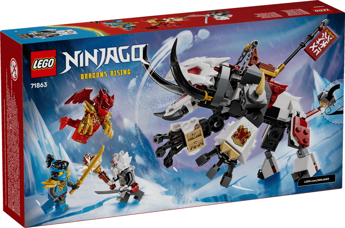 Lego 71863 Ninjago Zilvar and Grimtak the Dragon Beast