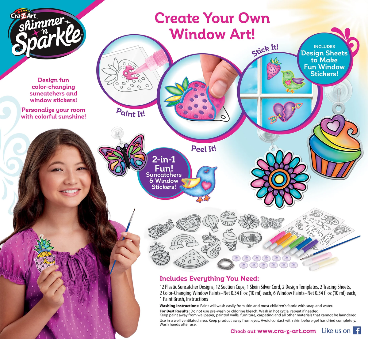 Shimmer N Sparkle Colour Change Window Art