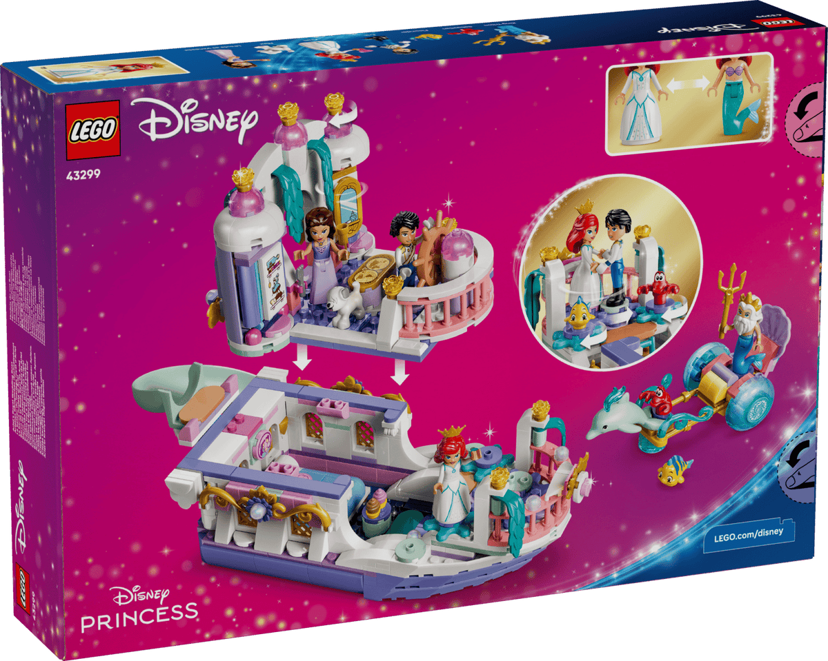 Lego 43299 Disney Princess Ariel's Royal Wedding Boat