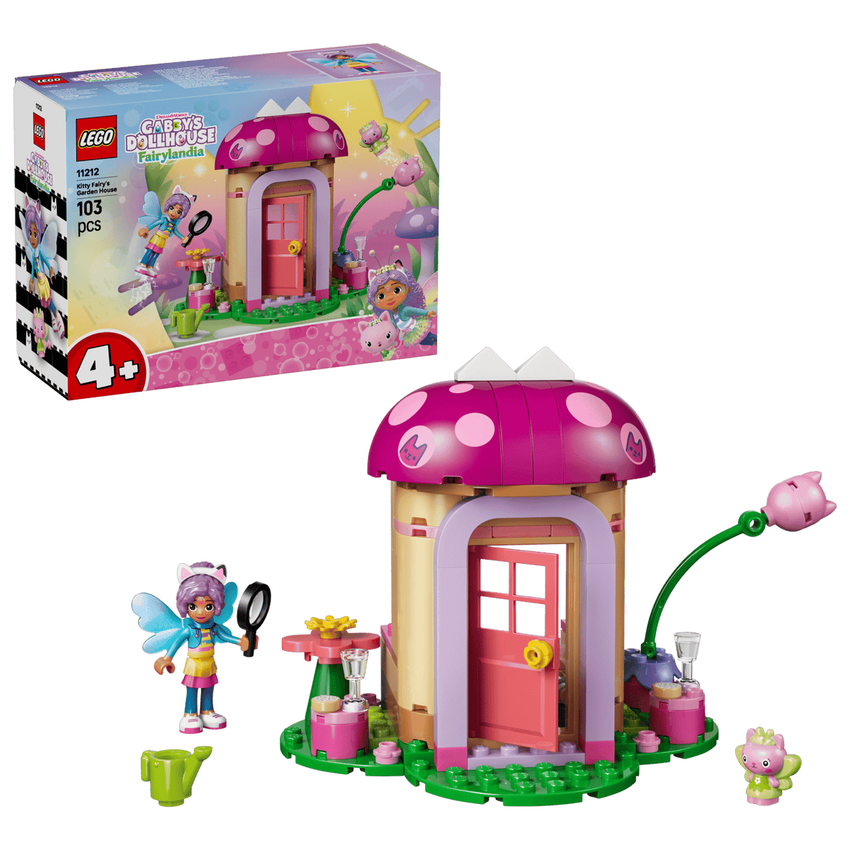 Lego 11212 Gabby's Dollhouse Kitty Fairy's Garden House