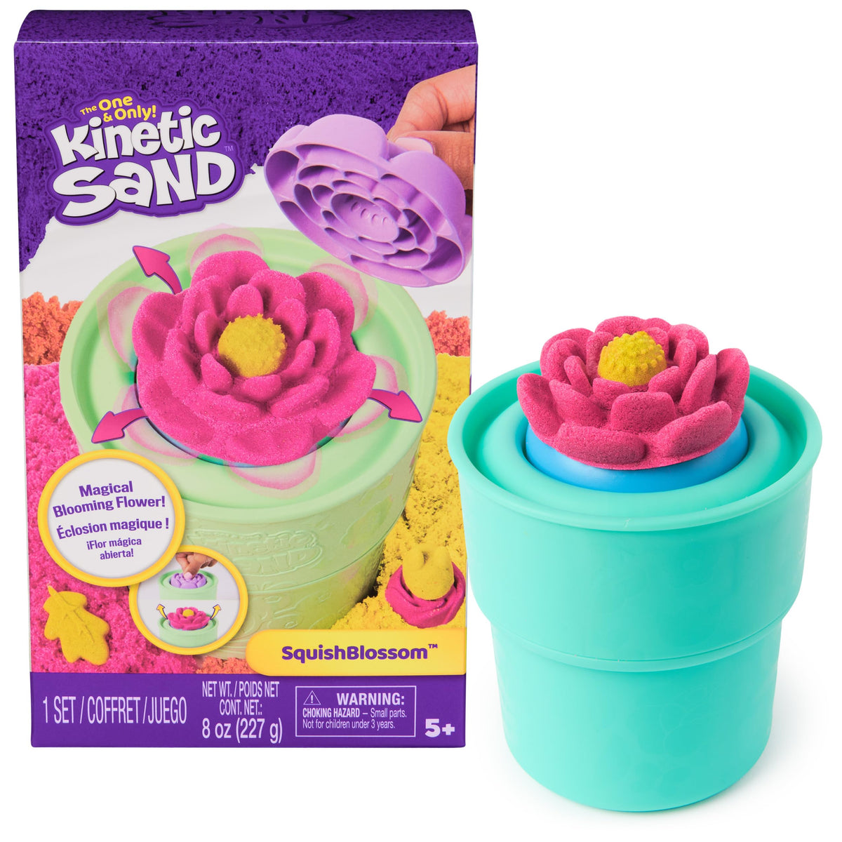 Kinetic Sand Squish Blossom Playset