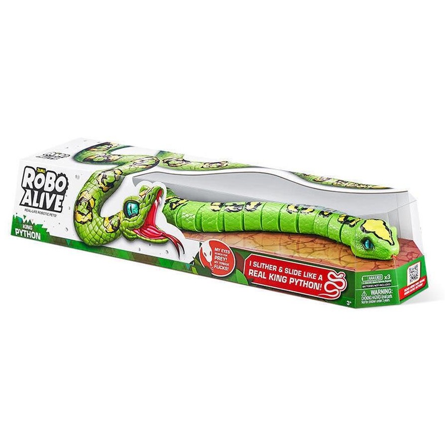 Zuru Robo Alive King Python 80cm Req 3 AAA Batteries