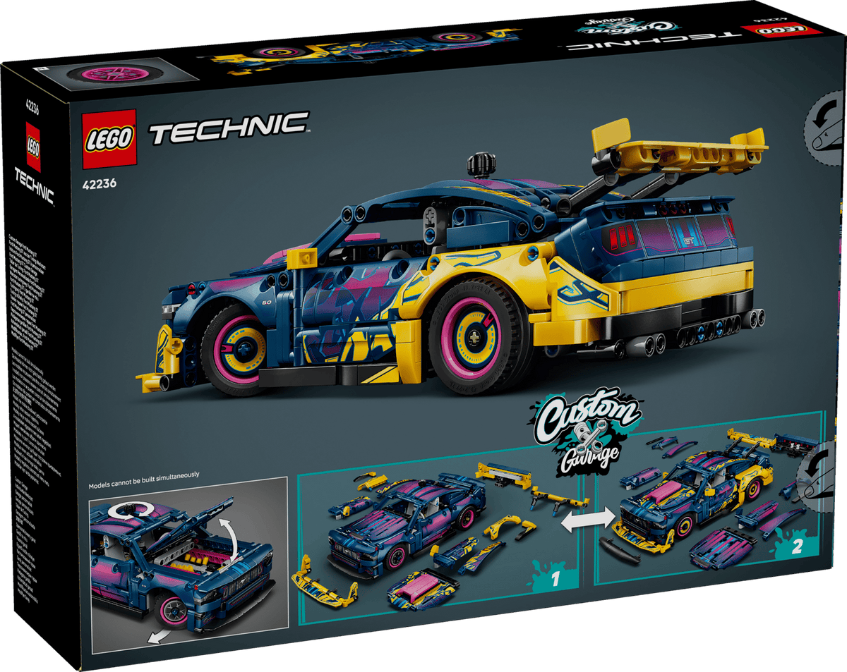Lego 42236 Technic Custom Garage Ford Mustang GT Car