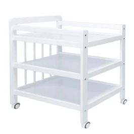 Sweet Pea Change Table White + Tan Colour Mattress