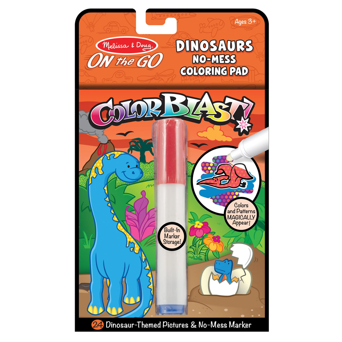 M&amp;D 5357 On The Go Colour Blast Dinosaurs