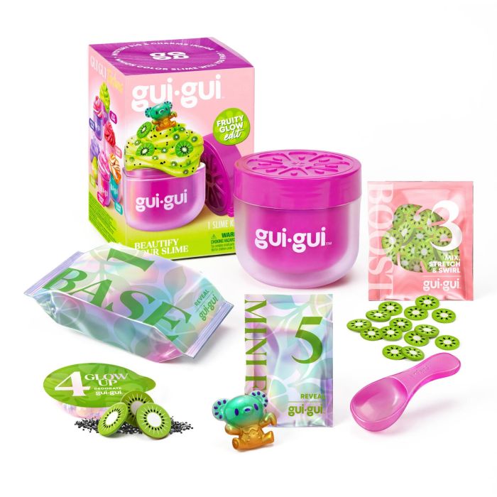 Gui Gui Beautify Your Slime Kit Fruity Glow Jelli Slime