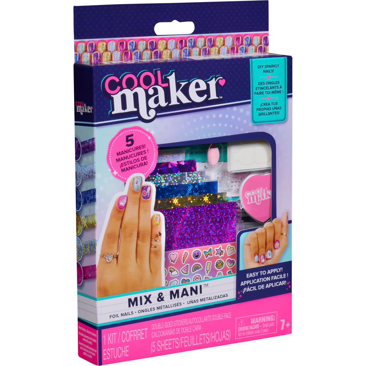 Cool Maker Mix &amp; Mani Holiday Foil Nails
