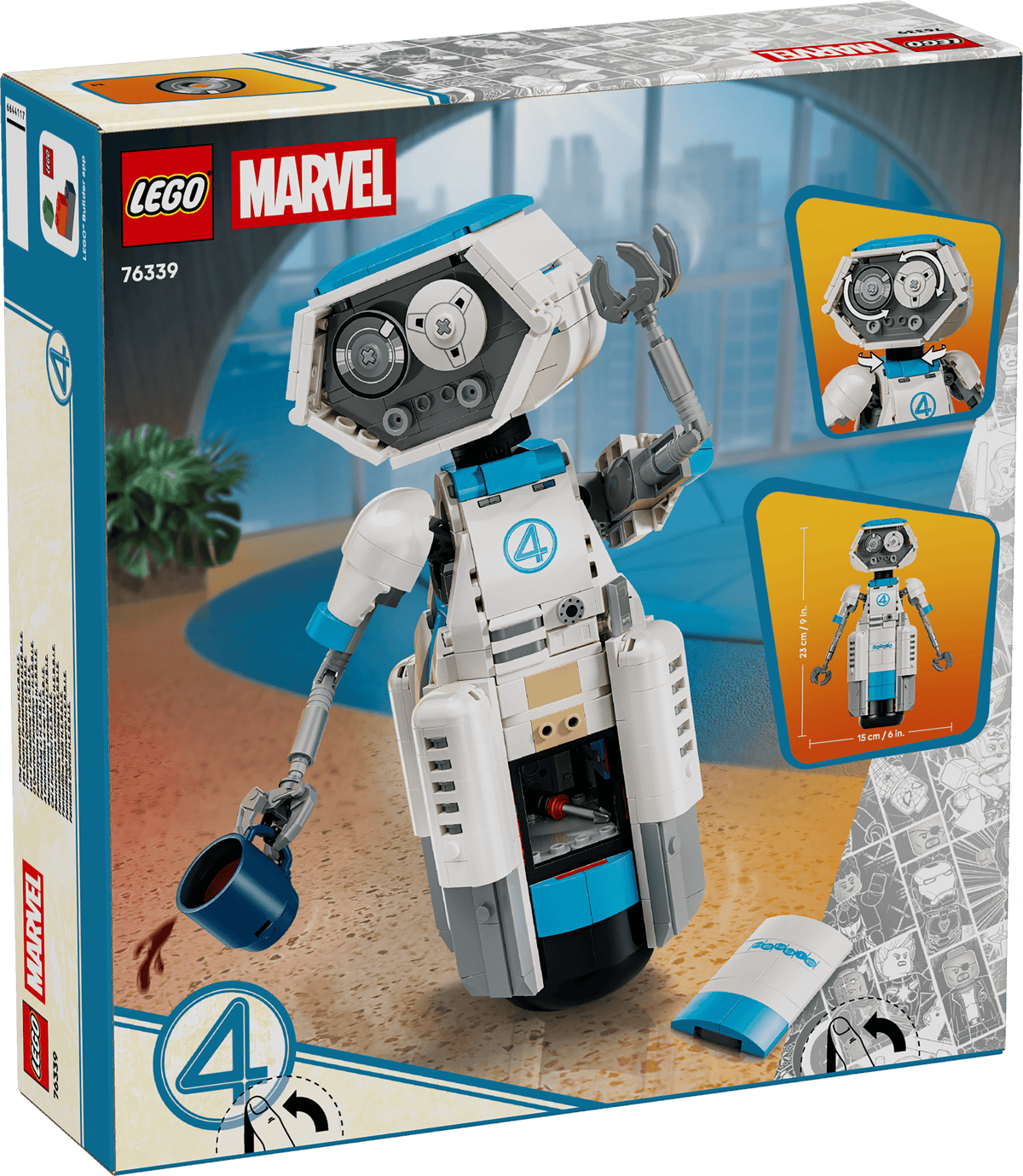 Lego 76339 Super Heroes The Fantasic Four H.E.R.B.I.E
