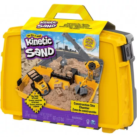 Kinetic Sand Construction Site Folding Sandbox