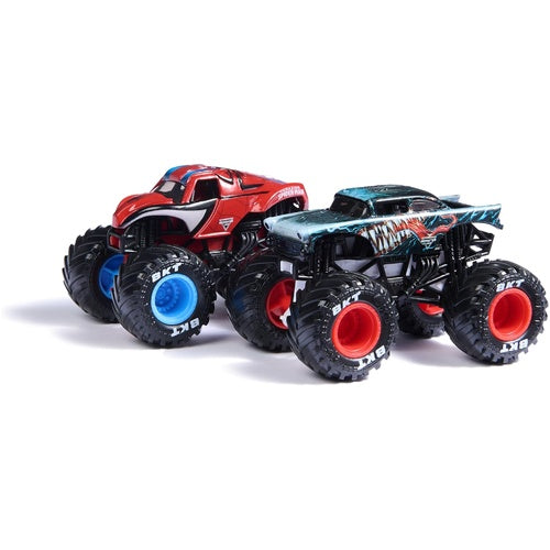 Monster Jam 1/24 Diecast Truck Venom VS The Amazing Spiderman