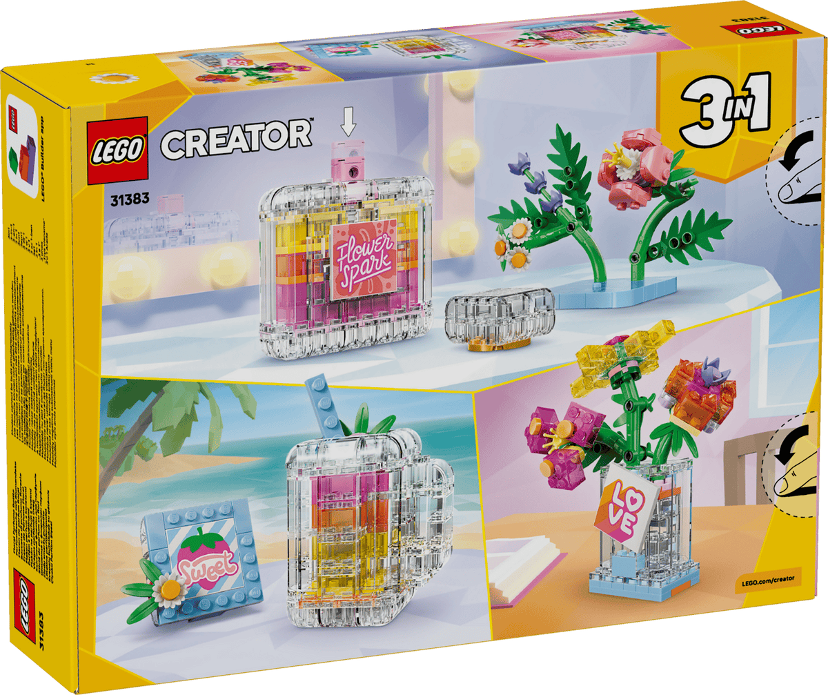 Lego 31383 Creator Floral Decor Perfume Bottle