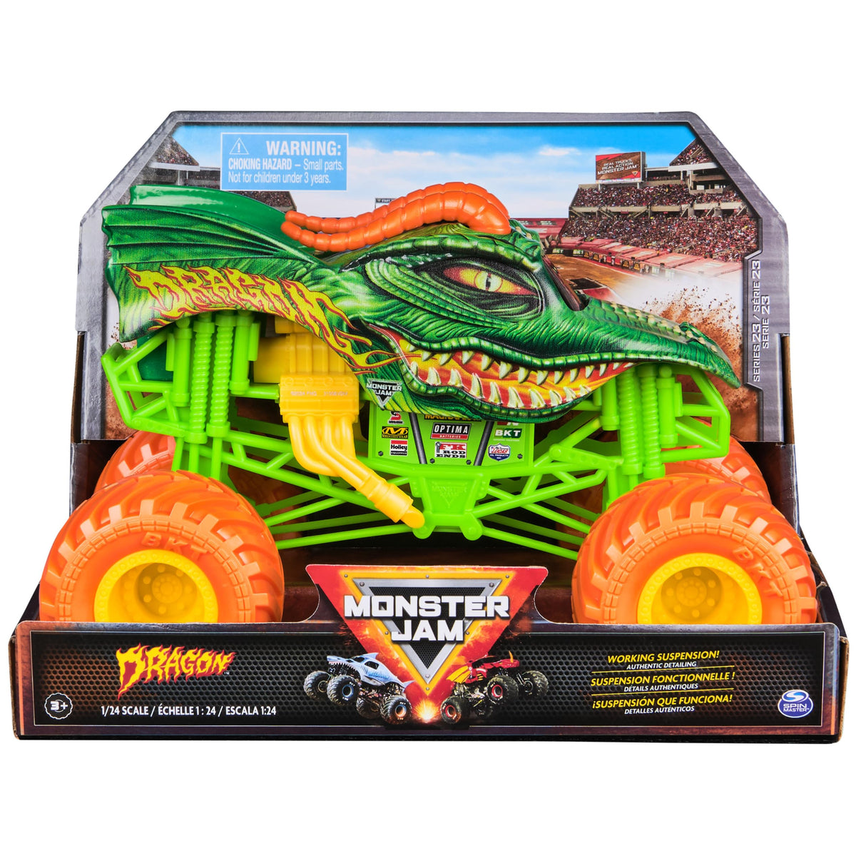 Monster Jam 1/24 Die Cast Vehicle Dragon