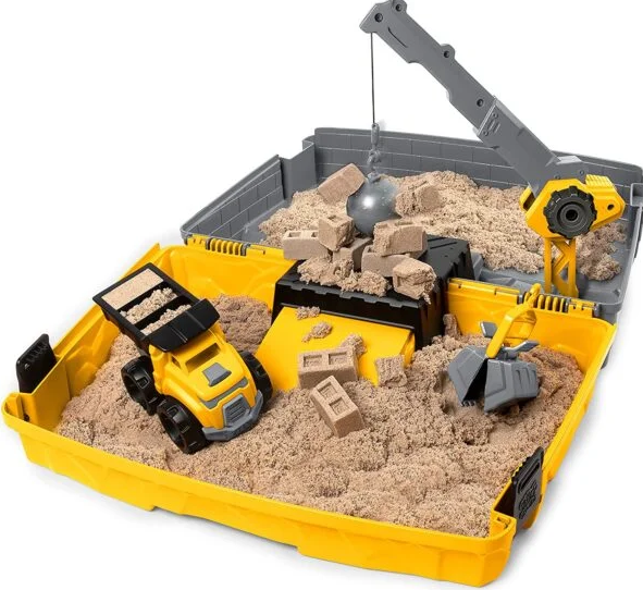 Kinetic Sand Construction Site Folding Sandbox