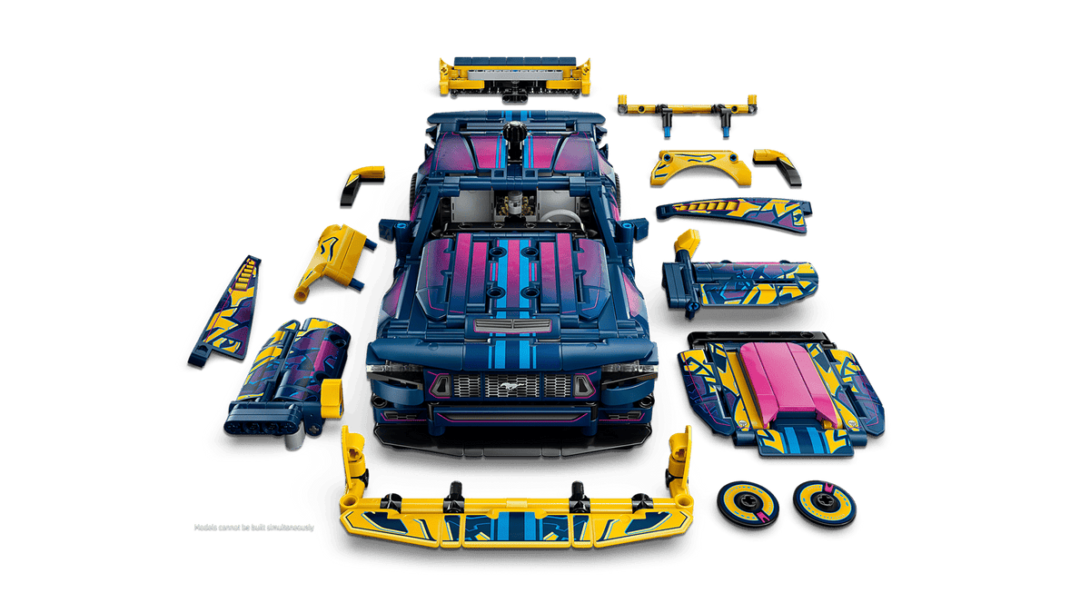 Lego 42236 Technic Custom Garage Ford Mustang GT Car
