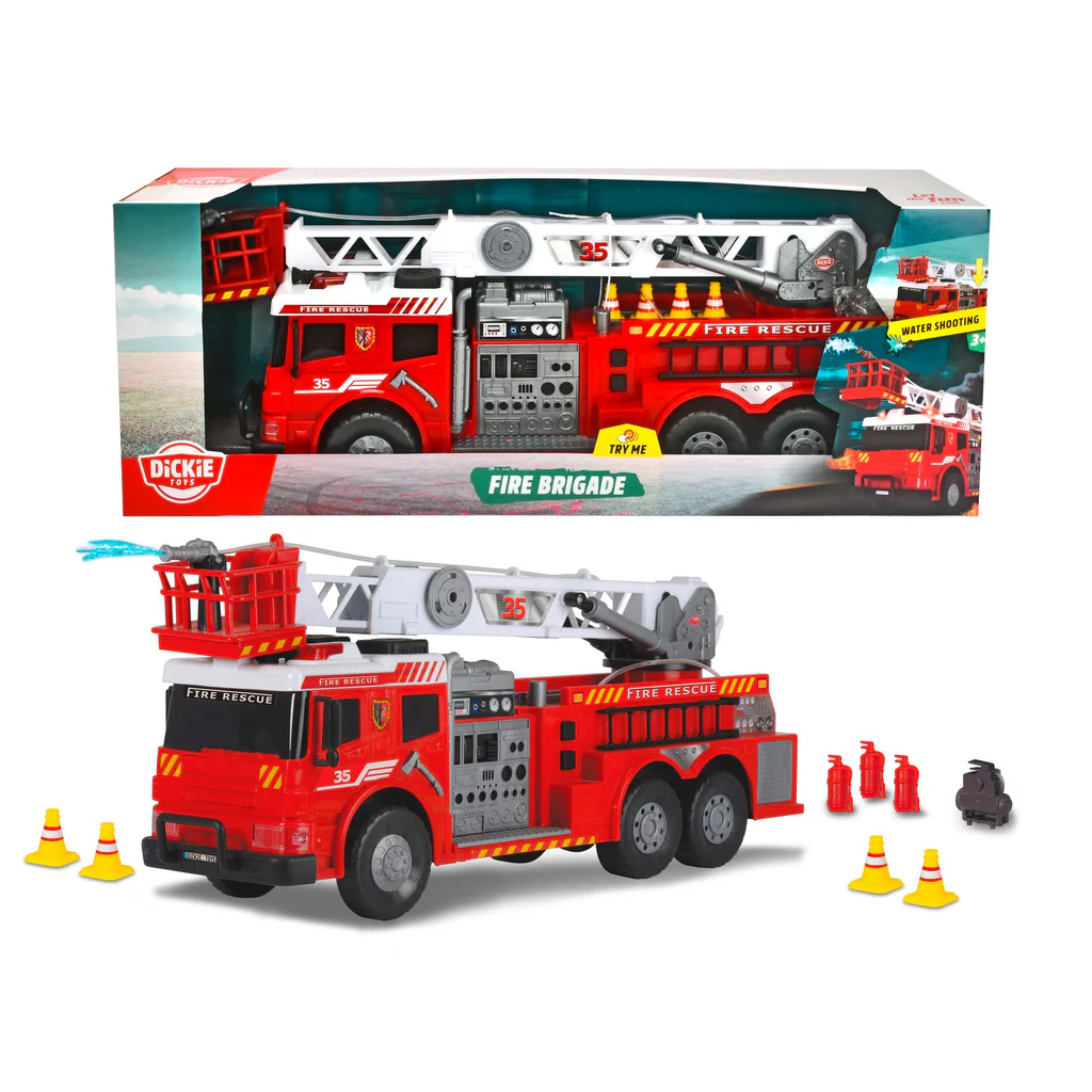 Dickie Toys 62cm Fire Engine with Lights & Sounds