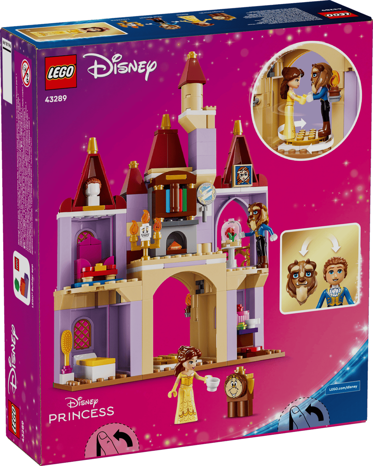 Lego 43289 Disney Princess Belle &amp; The Beast's Enchanted Castle