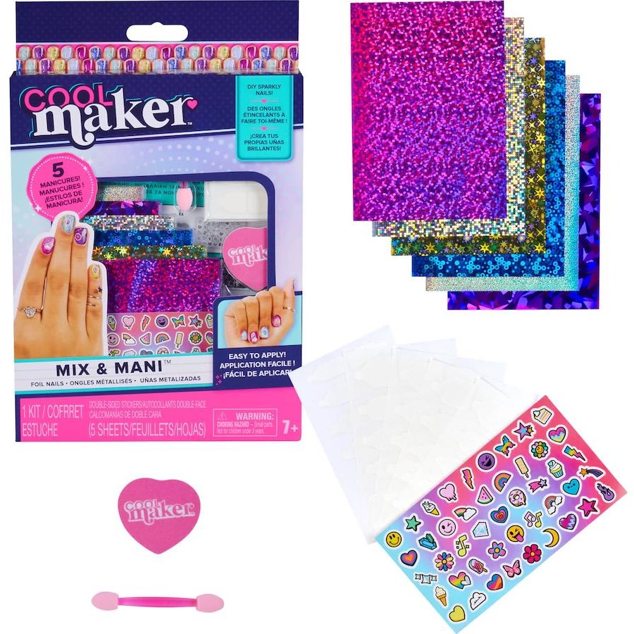 Cool Maker Mix & Mani Holiday Foil Nails
