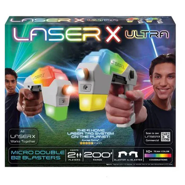 Laser X Ultra Micro Double B2 Blasters req 6 x AAA batteries