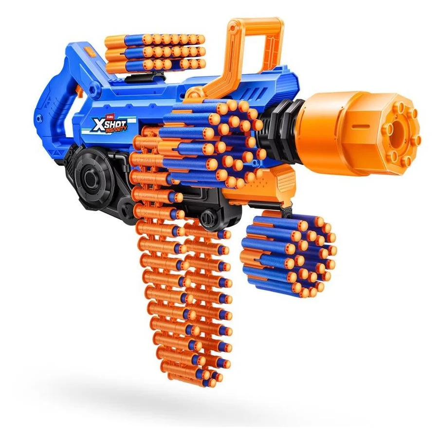 ZURU XSHOT Insanity Motorised Smoking Barrel w/ 72 darts req 3 x AA batteries