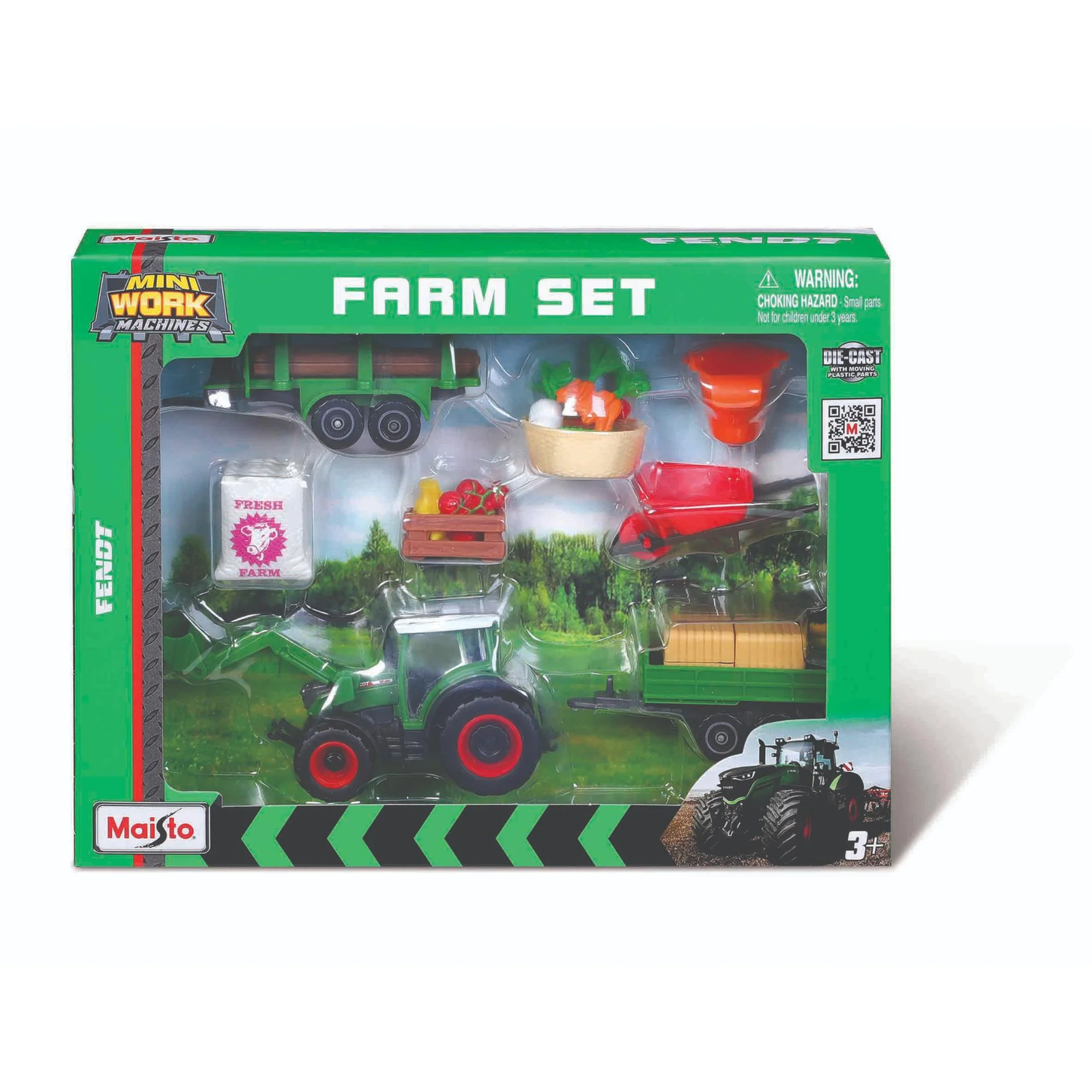 Maisto Mini Work Machines Farm Play Set Asst