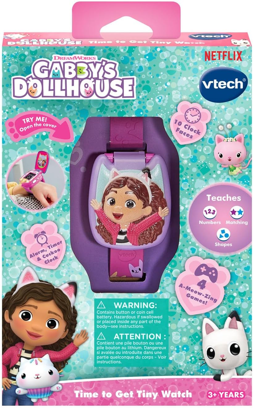 Vtech Gabby&#39;s Dollhouse Time To Get Tiny Watch