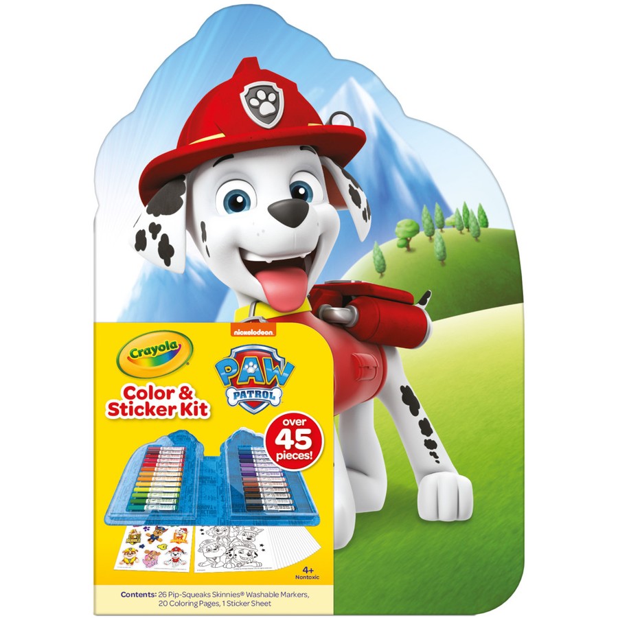 Crayola Colour & Sticker Kit PAW PATROL