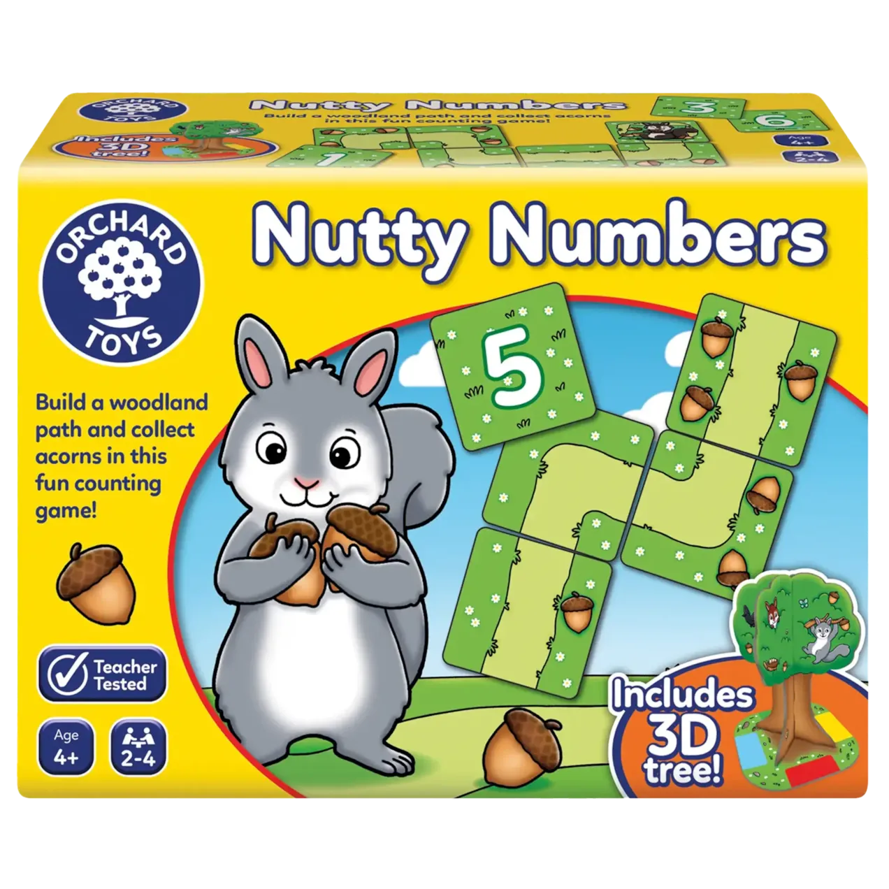 Orchard Toys Nutty Numbers Game