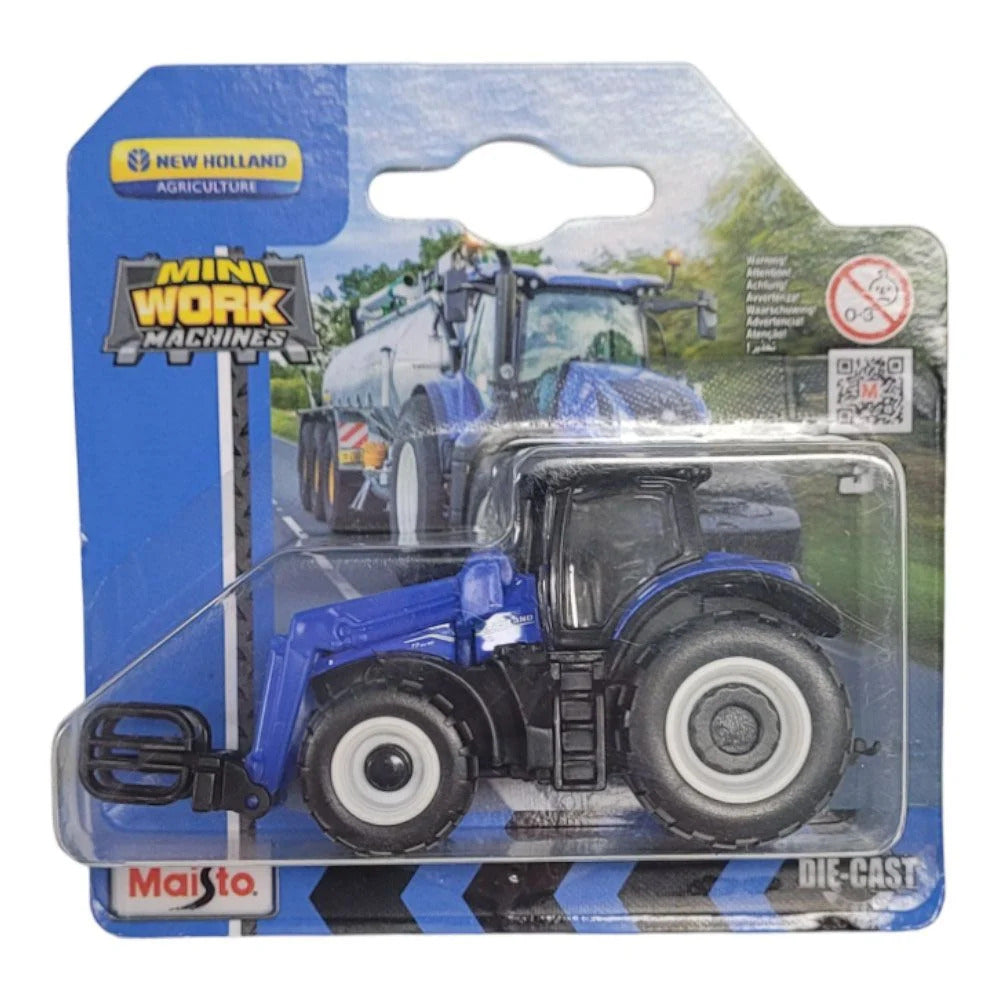 Maisto Mini Work Machines Tractor with Front Loader Asst