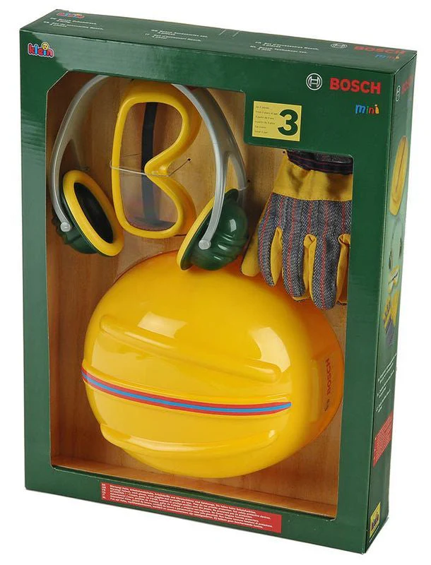 Bosch 4 in 1 Set, Helmet, Earmuffs and Accessories