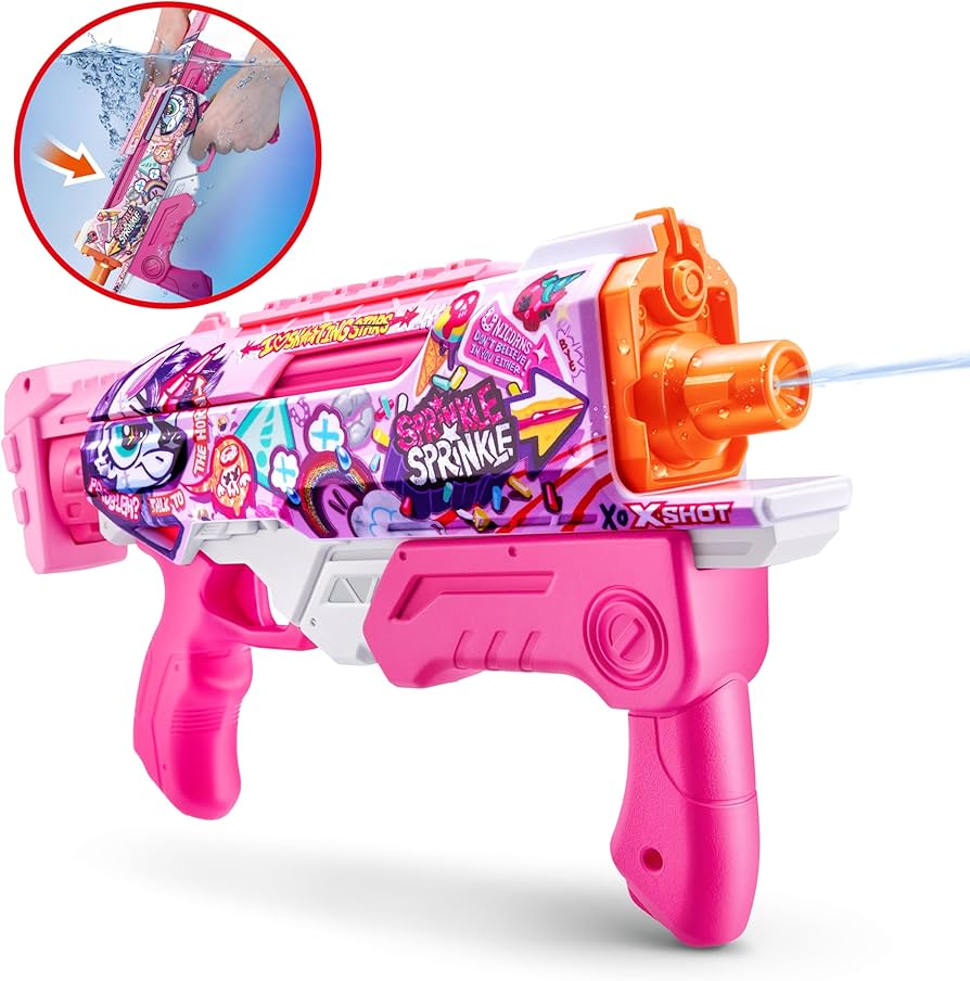 Zuru XSHOT Fast Fill Skins Water Gun Hyperload Unicorn Splash