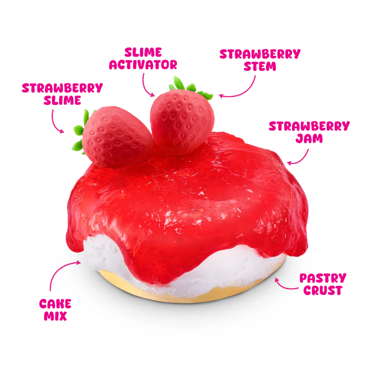 Zuru Slime Mart Small Shopping Basket Series 1 - Strawberry Cheese Cake