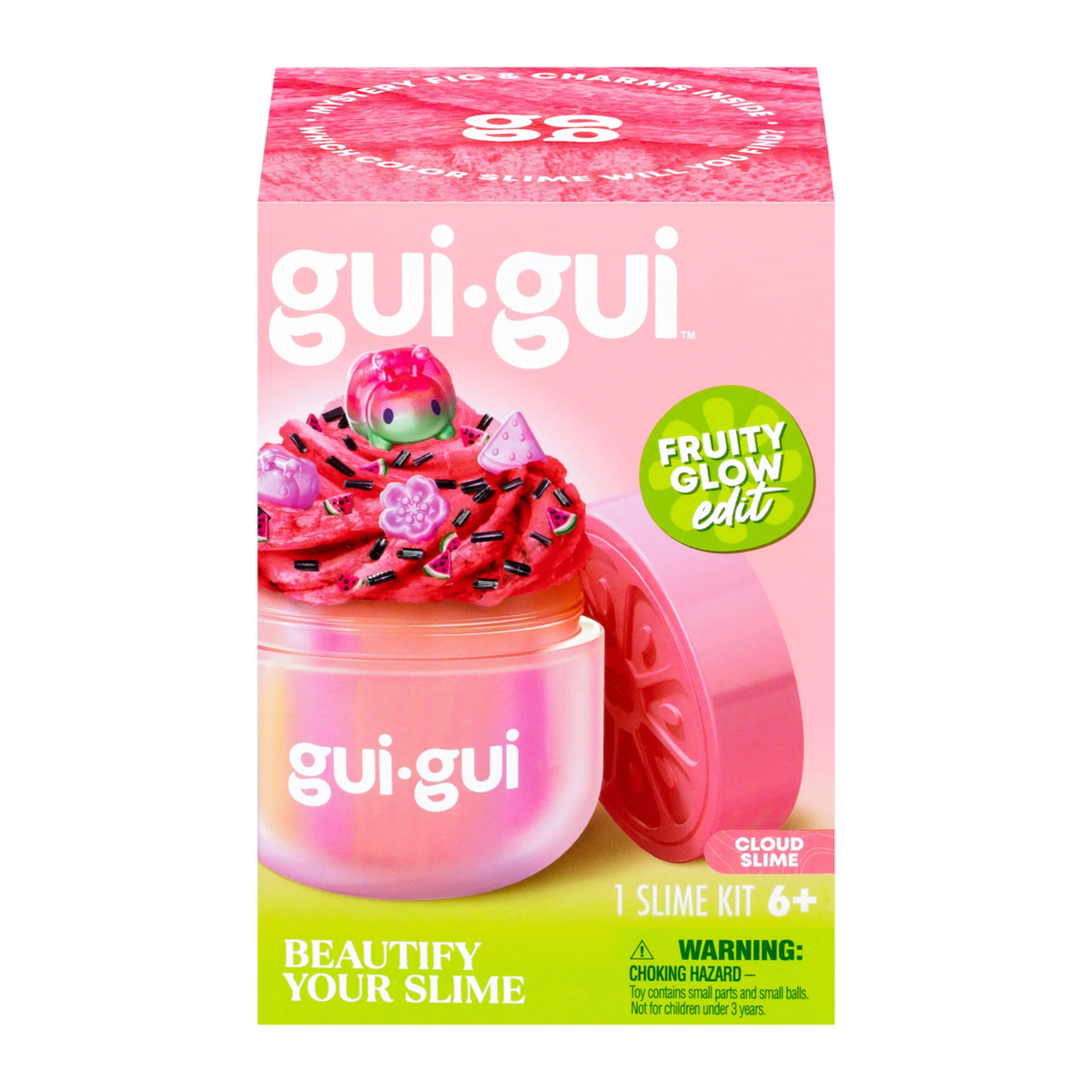 Gui Gui Beautify Your Slime Kit Fruity Glow Cloud Slime