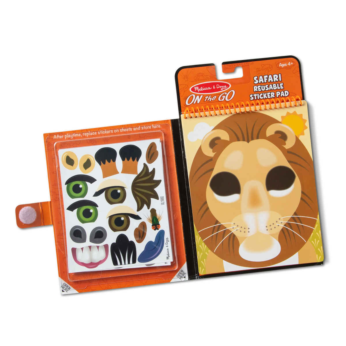 M&amp;D 30510 On The Go Reusable Sticker Pad Safari