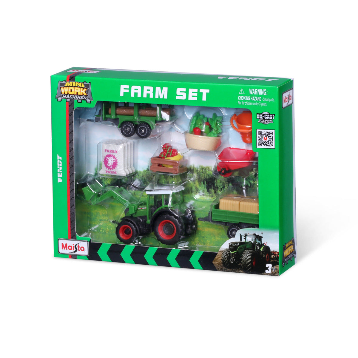 Maisto Mini Work Machines Farm Play Set Asst