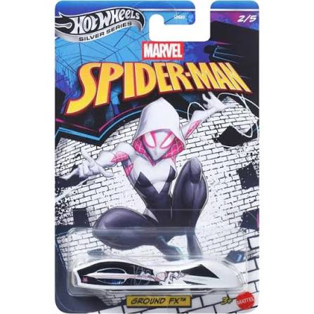 Hot Wheels Silver Series Marvel Spiderman Ground FX