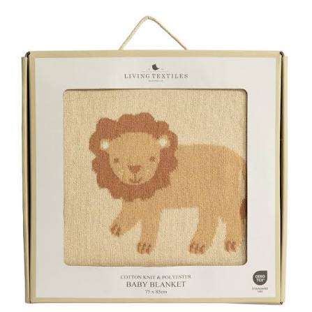 Living Textiles Wild Safari Jacquard Blanket