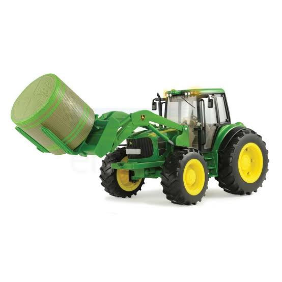 BIG FARM John Deere 7330 Tractor with Bale Loader
