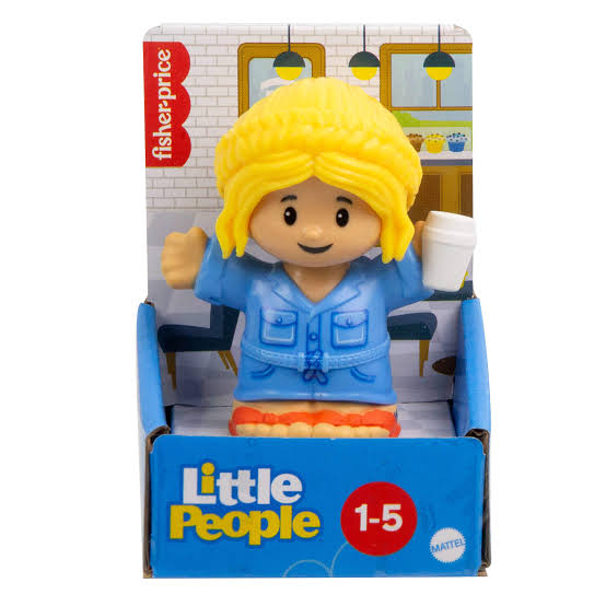 Fisher Price Little People Figure Denim Jumpsuit Mum JFC20