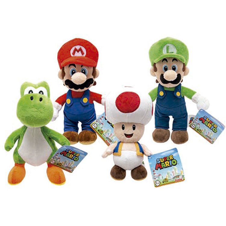 Super Mario 20cm Plush Assorted