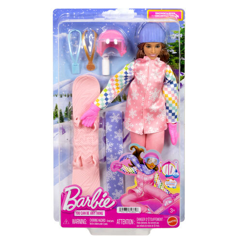 Barbie You Can Be Anything Snowboarder Doll