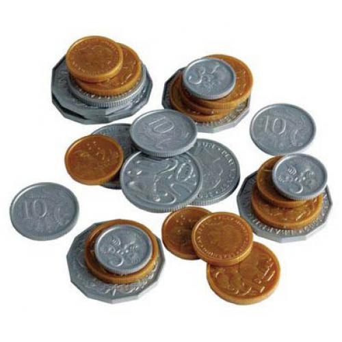 Play Money Coins ( Australian Currency ) - 110 coins