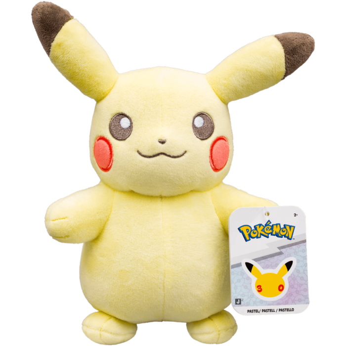 Pokemon Select 30th Anniversary 8" Pastel Plush PIKACHU